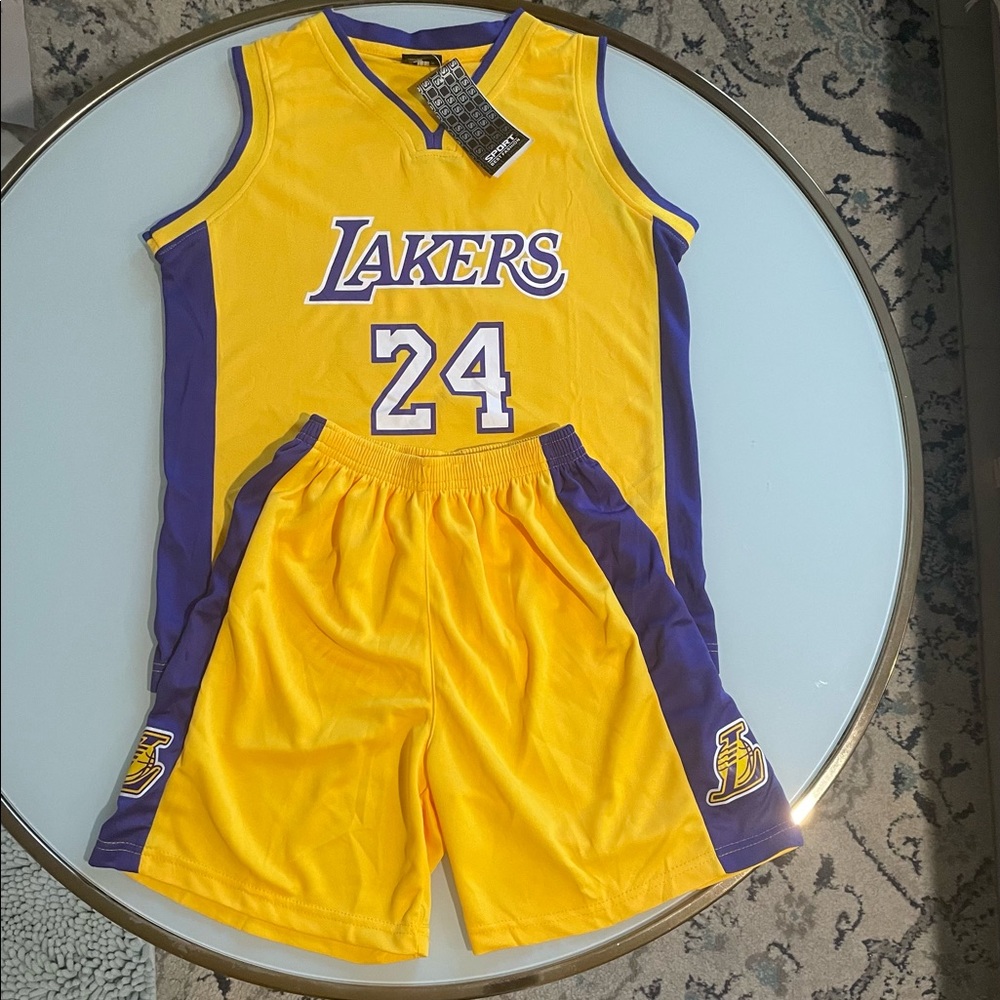 Los Angeles  Lakers youth jersey set